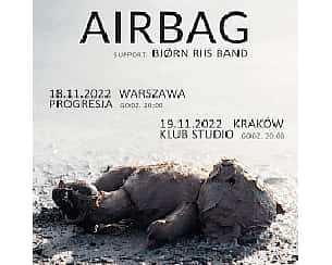 Bilety na koncert AIRBAG w Warszawie - 18-11-2022