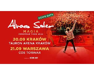 Bilety na koncert Alvaro Soler – Magia European Tour 2022 w Warszawie - 21-09-2022