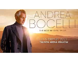 Bilety na koncert Andrea Bocelli - Kraków - 27-08-2022