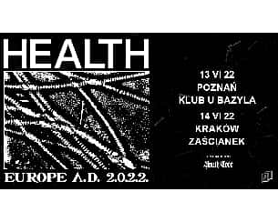 Bilety na koncert HEALTH + Youth Code w Krakowie - 14-06-2022