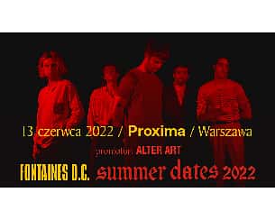Bilety na koncert Fontaines D.C. w Warszawie - 13-06-2022