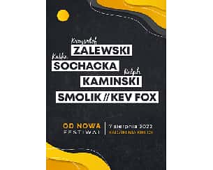 Bilety na Od Nowa Festiwal: Zalewski, Sochacka, Kaminski, Smolik // Kev Fox