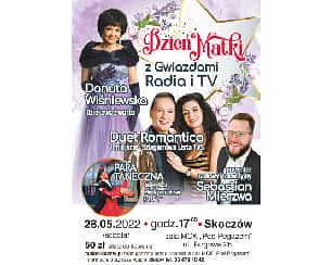 Bilety na koncert Dzień Matki z Gwiazdami Radia i TV w Skoczowie - 28-05-2022