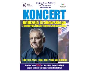 Bilety na koncert Andrzeja Grabowskiego z towarzyszeniem Piotra Krakowskiego w Wągrowcu - 12-11-2022
