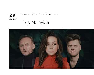 Bilety na koncert Listy Norwida we Wrocławiu - 29-09-2022