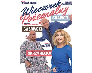 Bilety na spektakl Wieczorek Pożegnalny - Chabior, Gąsowski, Skrzynecka w zwariowanej komedii - Jarocin - 06-11-2022