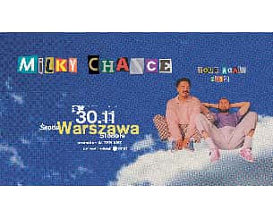 Bilety na koncert Milky Chance w Warszawie - 30-11-2022