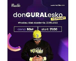 Bilety na koncert donGURALesko | Wrocław - 22-05-2022