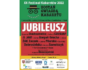 Bilety na kabaret JUBILEUSZ Festiwalu Zostań Gwiazdą Kabaretu w Poznaniu - 11-06-2022