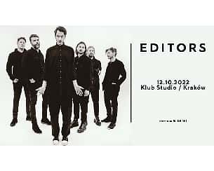 Bilety na koncert Editors  w Krakowie - 12-10-2022