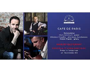 Bilety na koncert Cafe de Paris - koncert piosenek francuskich w Jabłonnie - 17-07-2022
