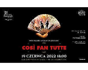 Bilety na „Così fan tutte” W. A. Mozart - 31. Festiwal Mozartowski w Warszawie