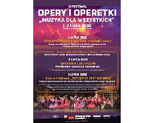 Bilety na XI Festiwal Opery i Operetki - Koncert Galowy "Szczęście jest we mnie"