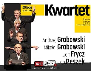 Bilety na spektakl Kwartet dla czterech aktorów - Andrzej Grabowski, Mikołaj Grabowski, Jan Peszek, Jan Frycz - Bielsko-Biała - 25-09-2022