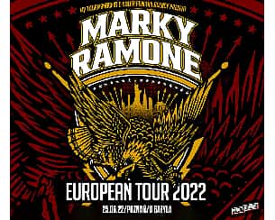 Bilety na koncert MARKY RAMONE BLITZKRIEG w Poznaniu - 25-06-2022