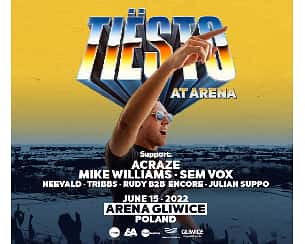 Bilety na koncert Tiësto at Arena w Gliwicach - 15-06-2022