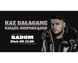 Bilety na koncert Kaz Bałagane - Książe Nieporządek w Rzeszowie - 26-08-2022