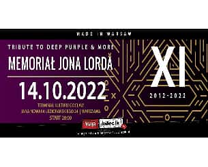 Bilety na koncert Made in Warsaw - XI Memoriał Jona Lorda - Tribute to Deep Purple & Rainbow + Doogie White, Tony Carey i inni w Warszawie - 14-10-2022