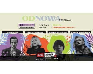 Bilety na koncert OD NOWA: Zalewski, Zawiałow, Kaminski, Sochacka w Gorzowie Wielkopolskim - 21-08-2022
