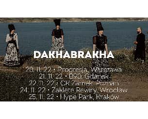 Bilety na koncert DakhaBrakha  w Poznaniu - 22-11-2022