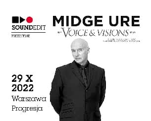 Bilety na koncert Midge Ure - "The Voice & Visions" w Warszawie - 29-10-2022