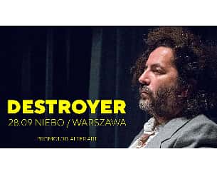Bilety na koncert Destroyer w Warszawie - 28-09-2022