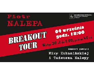 Bilety na koncert Piotr Nalepa i Breakout Tour w Kielcach - 04-09-2022