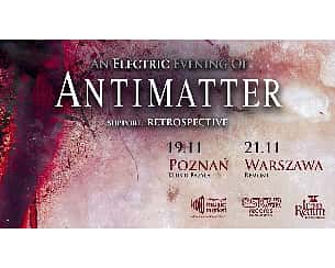 Bilety na koncert Antimatter w Warszawie - 21-11-2022