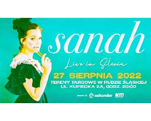 Bilety na koncert sanah - Live in Silesia w Rudzie Śląskiej - 27-08-2022