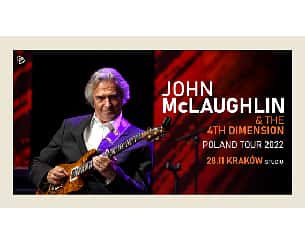 Bilety na koncert John McLaughlin w Krakowie - 28-11-2022