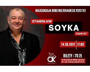 Bilety na koncert Stanisław Soyka Kwintet w Środzie Wielkopolskiej - 24-09-2022
