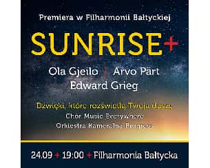 Bilety na koncert SUNRISE+ w Gdańsku - 24-09-2022