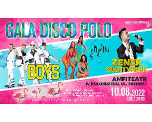 Bilety na koncert Gala Disco Polo - Zenek Martyniuk, Boys, Szpilki w Rewalu - 09-08-2022