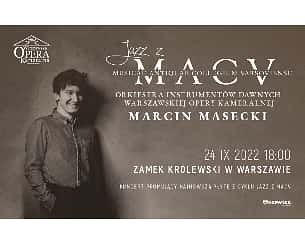 Bilety na koncert Jazz z MACV: Marcin Masecki w Warszawie - 24-09-2022