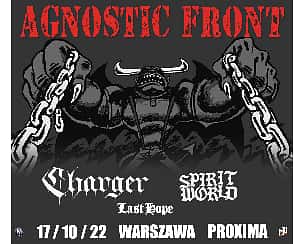 Bilety na koncert Agnostic Front | Warszawa - 17-10-2022
