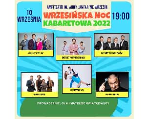 Bilety na kabaret Wrzesińska Noc Kabaretowa 2022 we Wrześni - 10-09-2022