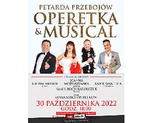 Bilety na koncert Petarda Przebojów - Operetka & Musical - Michał Musioł, Joanna Wojtaszewska, Kamil Roch Karolczuk w Zabrzu - 30-10-2022