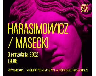 Bilety na koncert Harasimowicz / Masecki w Warszawie - 09-09-2022