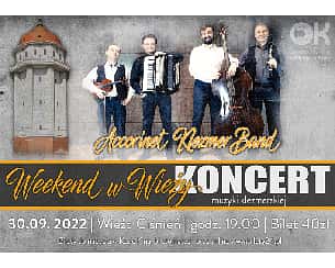 Bilety na koncert Accorinet Klezmer Band czyli muzyka klezmerska | Weekend w Wieży w Ostrzeszowie - 30-09-2022