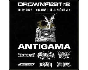 Bilety na koncert Drownfest #8: Antigama, Terrordome, Drown My Day I inni! w Krakowie - 10-12-2022