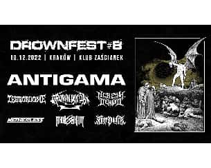 Bilety na koncert Drownfest#8: Antigama, Terrordome, Drown My Day I inni! w Krakowie - 10-12-2022