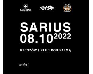 Bilety na koncert Sarius w Rzeszowie - 08-10-2022