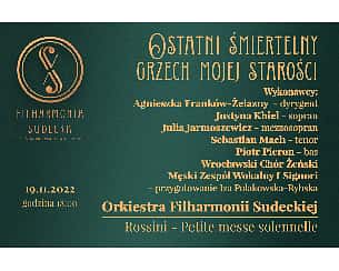 Bilety na koncert Ostatni śmiertelny grzech mojej starości w Wałbrzychu - 19-11-2022
