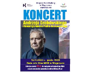 Bilety na koncert Andrzeja Grabowskiego z towarzyszeniem Piotra Krakowskiego w Wągrowcu - 12-11-2022