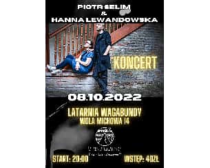 Bilety na koncert Piotr Selim & Hanna Lewandowska w Cisnej - 08-10-2022