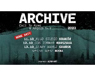 Bilety na koncert Archive w Gdańsku - 13-10-2023