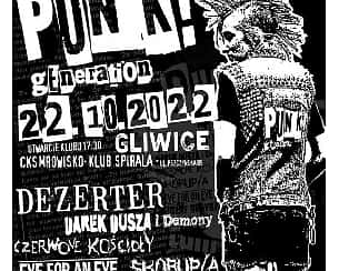 Bilety na koncert PUNK GENERATION 2022 w Gliwicach - 22-10-2022