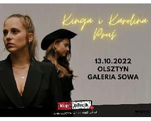 Bilety na koncert Kinga i Karolina Pruś - Jesienna trasa koncertowa- promocja albumu DAR w Olsztynie - 13-10-2022