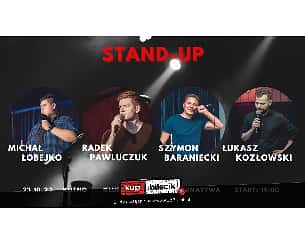 Bilety na kabaret Stand-up: Szymon Baraniecki - Stand-up Kutno / Baraniecki, Kozłowski, Łobejko i Pawluczuk - 23-10-2022