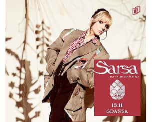 Bilety na koncert SARSA | Gdańsk - 13-11-2022
